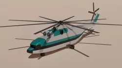 Mil Mi-26 Low-poly 3D model