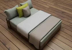 MODERN BED LOW POLY PBR Low-poly 3D model
