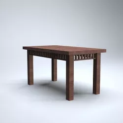 Modern Wooden Table 3D model