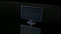 Monitor 3D model