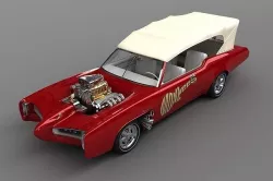 Monkee Mobile 3D model