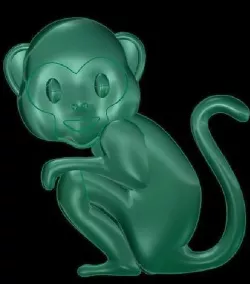monkey  3D model