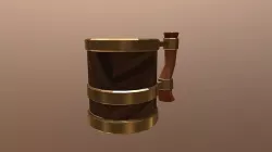 Old Beer Mug Low-poly 3D model