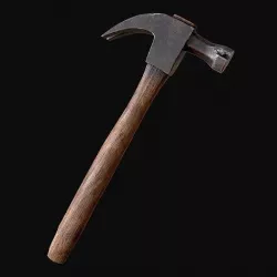 OLD HAMMER Low-poly 3D model