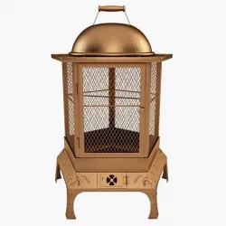Pentagon Fire Pit Chimenea 3D model