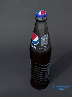 Pepsi Bottle 3D model