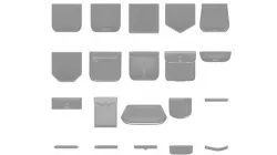 Pockets Low-poly 3D model