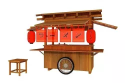 Ramen stall 3D model