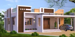 Realistic 3D Exterior House Model 3D model