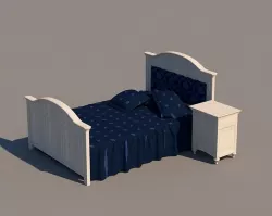 Revit single bed 2 3D model