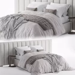 RH Modena Queen Bed 3D model