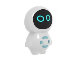 Robot plastic mini toy concept 3D model