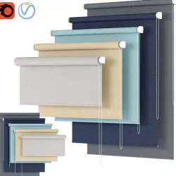 Roller Blind 11 Harrow 3D model