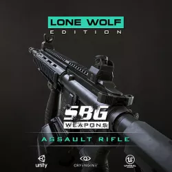 SBG Assault Rifle - Lone Wolf Edition Low-poly 3D model