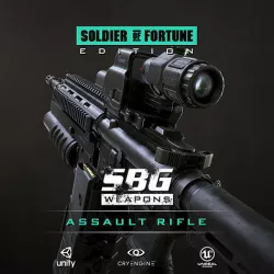 SBG Assault Rifle - Soldier of Fortune Edition Low-poly 3D model
