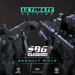 SBG Assault Rifle - Ultimate Edition Low-poly 3D model