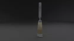 Scanned Chisel RAW SCAN 3D model