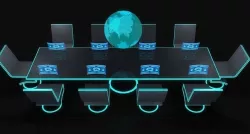 Sci Fi Conference Table 3D model