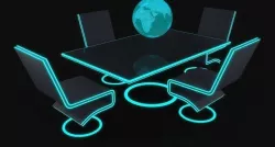 Sci Fi Conference Table 3D model