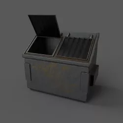 Sci-fi environment models Low-poly 3D model