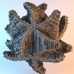 Sci Fi Shapes The Cataclysm 3D model