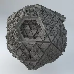 Sci Fi Shapes The Dice of Fantasy 3D model
