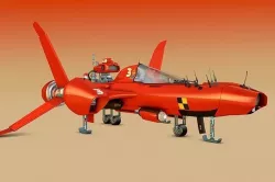 Shark Rider 3 with XPresso Wings 3D model