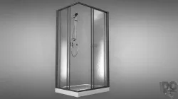 Shower 3D model
