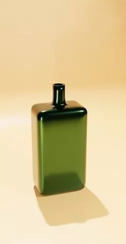 Simple bottle 3D model