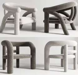 Single Sofa 3D model