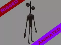 Siren Head Low-poly 3D model