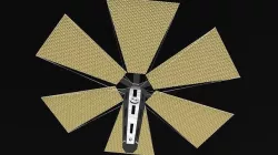 Solar Sail Spaceship Low-poly 3D model