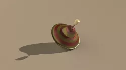 Soviet toy Yula 3D model