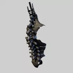 spine mechanical 3D model