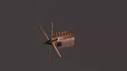 SteamPunk Engine Low-poly 3D model