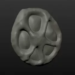 Stone Flower 3D model