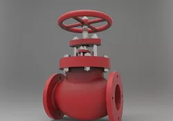 stop valve 3D model
