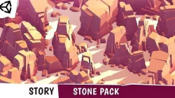 STORY - Stone Pack Low-poly 3D model