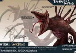 The Thing 2 - Sonic Beast -Rigged - Multi Sub - Concept Remake Low-poly 3D model