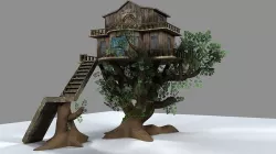 Tree House 3D model