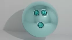 Turkish Bowling Ball 3D model