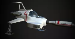UFO Interceptor-stylised model from the TV show  3D model