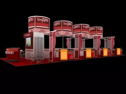 Uniquely Singapore Exhibition 6x15 Booth 3D model