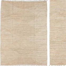 Urban Outfitters Connected Stripe Rag Rug 3D model