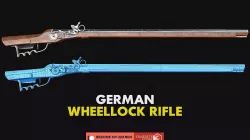 Weapon - Gun - Flintlock - German Wheellock Rifle Low-poly 3D model