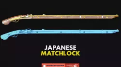 Weapon - Gun - Flintlock - Japanese Matchlock Low-poly 3D model