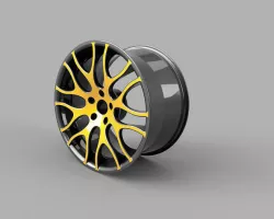 wheel car sport car 3D model