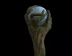 Wizard Stick 3D model