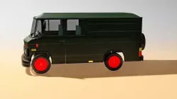 3D rendered Mercedes 508 L 3D model