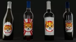 3D wine bottles 3D model